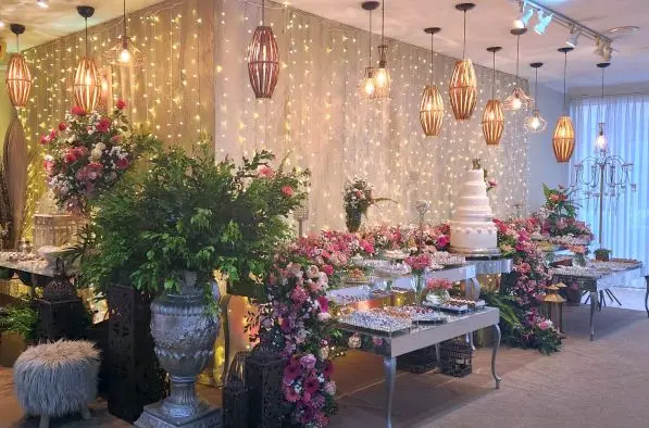 Decoração principal do Cerimonial Allegro